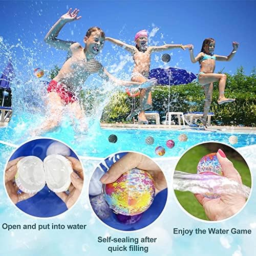 Baloane de apă reutilizabile umplere rapidă baloane de apă Auto-Etanșante jucării pentru piscină pentru copii magnetice reîncărcabile