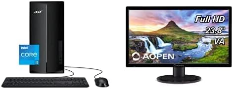 Acer Aspire TC-1760-Ua92 Turn, Intel Core i5-12400, 12GB DDR4, 512GB SSD, 8X DVD, Wi - Fi 6 AX201, Bluetooth 5.2, Win 11 acasă
