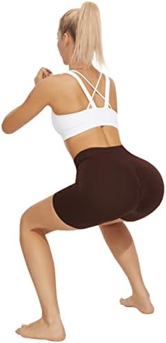 Persit Seamless Booty intensifică pantaloni scurți de antrenament pentru femei pantaloni scurți de fitness sport cu talie ridicată