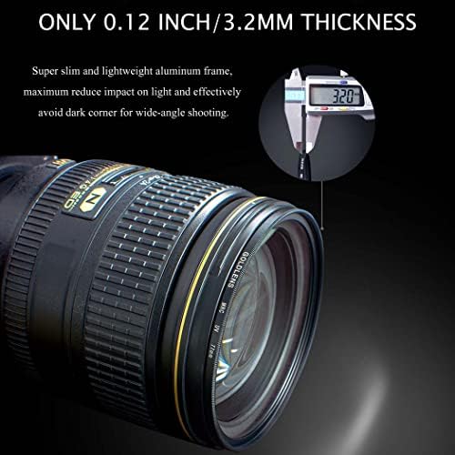 HITYENEED MC UV filtru de protecție cu Ultra-Slim 36 Multi-strat acoperiri uv lentile filtru pentru Canon Nikon Sony Panasonic