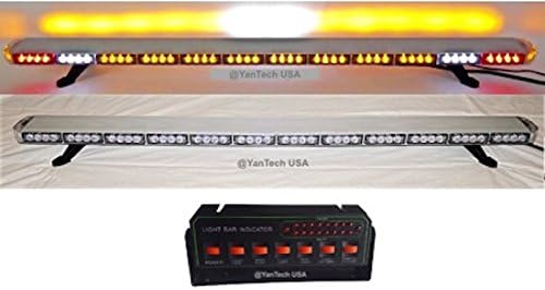 60 Amber Clear Super Bright LED Light Bar 102 LED-uri intermitent avertizare remorcare camion sabotor poliție plug de zăpadă