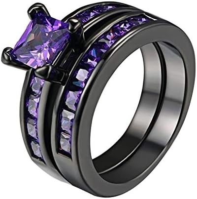 Inele de băieți cu vârste cuprinse între 8-12 ani inel de zircon inel de logodnă de la Valentine Cuplu de nuntă inele violet