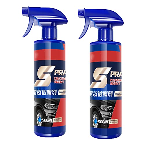 Waglos 3 în 1 spray de acoperire a mașinilor ceramice, protecție cu protecție rapidă de acoperire rapidă, spray ceramică de