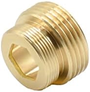 Zthome Brass Water Faucet Coupler la M22 Fire Conector Fiting Fitings Fitings for Bubbler Bucătărie Baie 1pcs