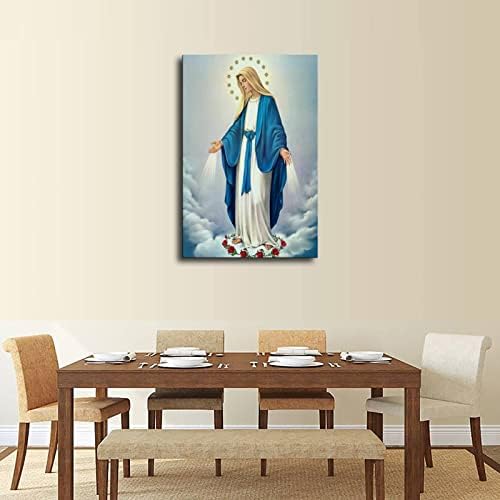 Virgin Mary Artă religioasă pictură decorativă afiș Canvas Wall Cool Art Artă Living Poster Dormitor Pictură