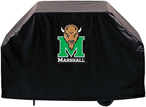 Marshall Thundering Herd HBS negru în aer liber grele de vinil BBQ Grill Cover