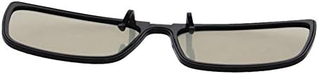 Othmro 1buc Ochelari durabili în stil 3D Ochelari de vizionare 3D Ochelari de joc de film 3D polarizare ochelari 3D Cadru din Plastic lentilă de rășină neagră pentru filme de Cinema TV 3D vizionare DVD filme de acasă