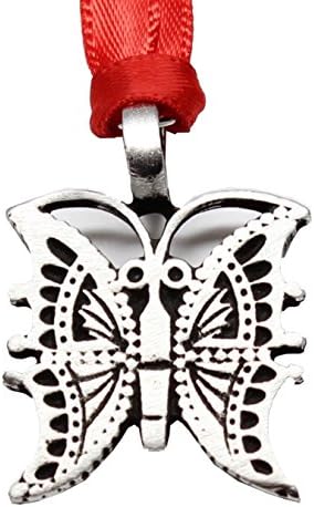 Bijuterii Trilogy Pewter Fluture Fairy Natura Filigree Ornament de Crăciun Decorare de vacanță