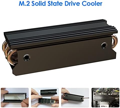 ZLXDP M.2 Solid State Drive Cooler Rassink pentru desktop computer PC din aluminiu din aliaj de aluminiu 2280 SSD Radiator