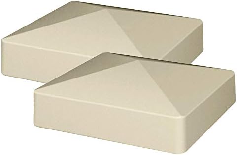 2 pachete bronzate din PVC Vinil 5 inch x 5 inch Cap Pyramid extern piramidă