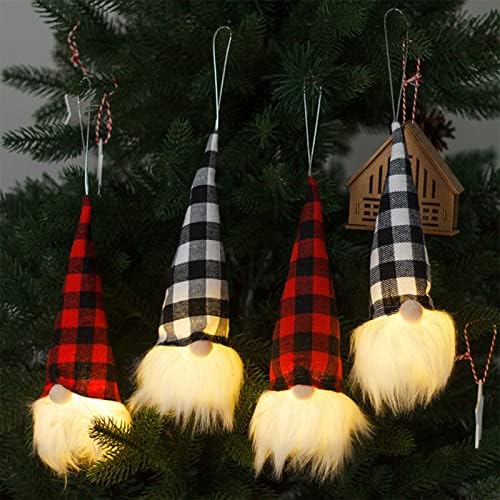 Decor de masă de pluș nisse Crăciun decor suedez gnomi vrăjitoare decorare tomte și atârnă garland natural din lemn