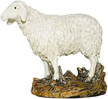 Figurină de nativitate Ferrari & Arrighetti Figurină: oile cu bot ținut înalt - Colecția Martino Landi - linie de 16cm / 6.3in