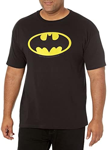 Tricou negru Batman Basic Logo pentru bărbați DC Comics
