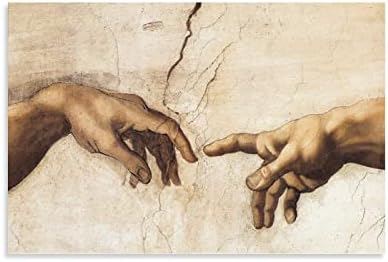 Creația lui Michelangelo a Adam Vintage Poster Decor Decor de perete Canvas Artă de perete pentru perete decor decor decor