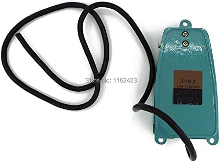 TFS-2 aluminiu verde caz 1m cablu picior comutator argint contact pedală treadle comutator