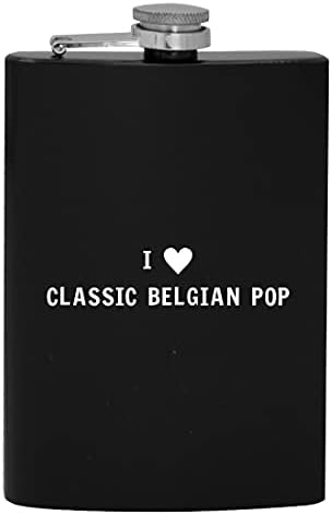 Am inima dragoste clasic Belgian Pop-8oz Hip băut alcool balon