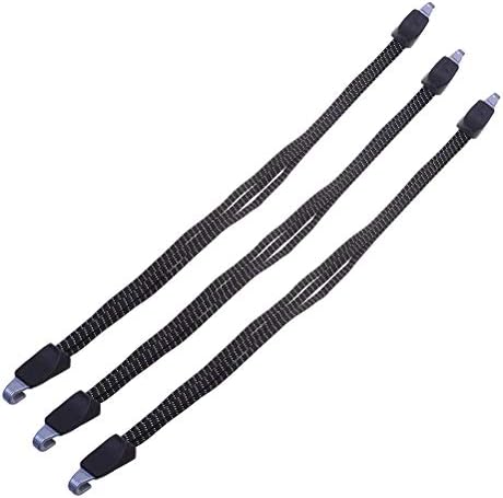 Curele elastice abaodam 3PC -uri cu cabluri elastice cu cârlig pentru biciclete pentru camping și marfă