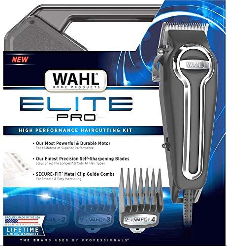 Wahl Clipper Elite Pro High-Performance Home Haircut & amp; Grooming Kit pentru bărbați-tuns Electric & amp; Trimmer-Model