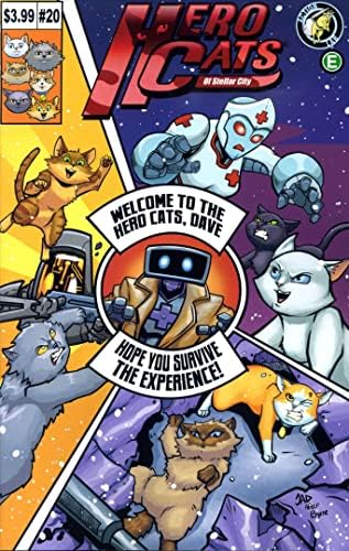 Hero Cats 20 VF / NM ; carte de benzi desenate Action Lab