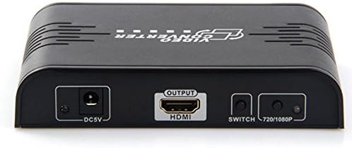AEMYO RCA Composite/S-Video CVBS la HDMI Converter S-Video R/L Audio la HDMI 720P/1080p AV în HDMI Converter Svideo la HDMI