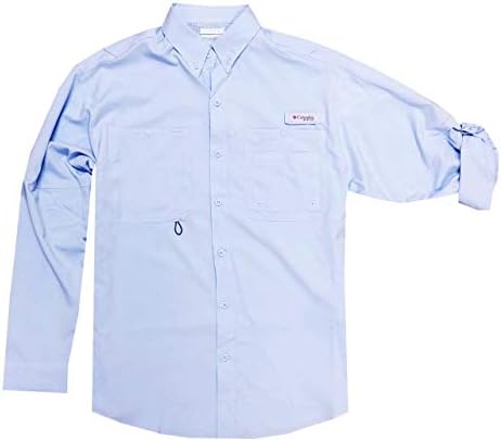 Columbia bărbați PFG Omni-Wick Omni-Shade UPF 40 Crystal Springs Convertible maneca cămașă