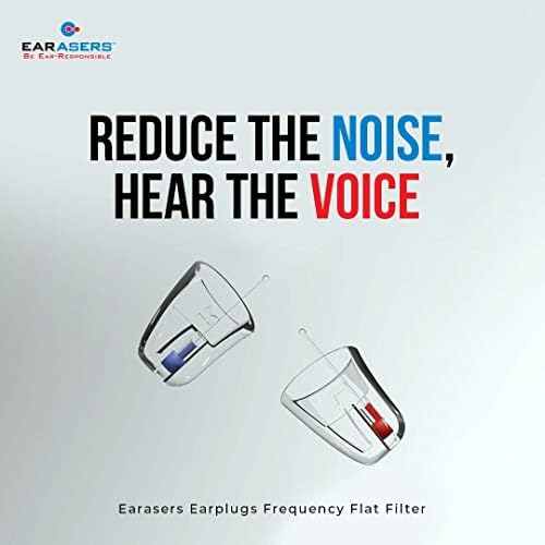 Earrasers Anularea zgomotului Anulare pentru urechi - Reducere reutilizabilă de reducere a zgomotului siliconului Muzicieni
