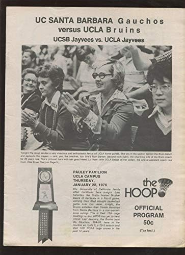 22 ianuarie 1976 programul de baschet NCAA Santa Barbara la UCLA Vgex programe universitare