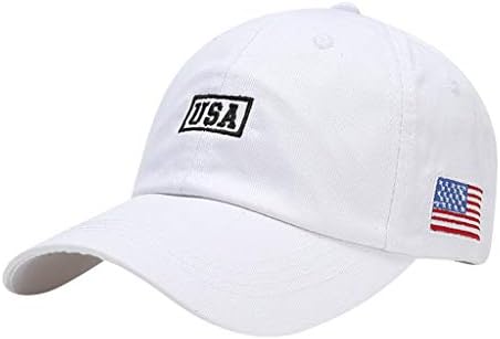 Capac reglabil SUA broderie bărbați baseball Hop Unisex Sun Hat Hip Hat femei plat Baseball Caps Sun Visor Verde