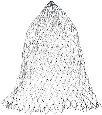 Pâinea de pescuit, geanta standard de înlocuire din nylon, plasa de plasă de plasă de aterizare a pescuitului, rombul, 7 dimensiuni