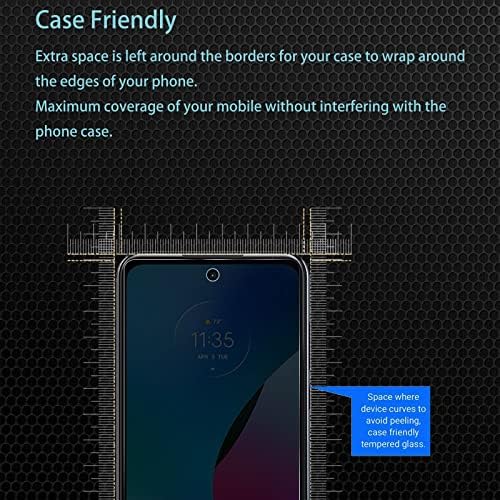 Protector de ecran de Confidențialitate CHRINECY 2 Pack Pentru Motorola Moto G Play 2023, Film din sticlă călită, Duritate 9H, Anti-zgârieturi, claritate HD Premium, instalare ușoară, carcasă prietenoasă