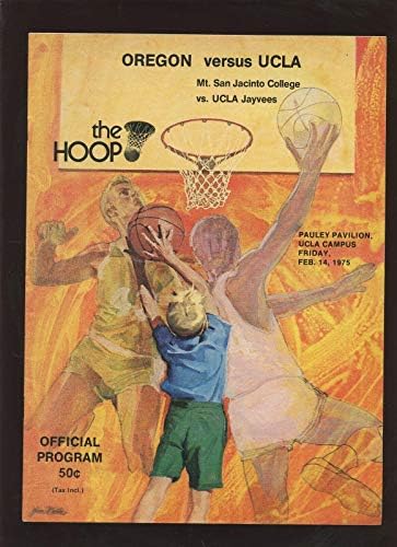 14 februarie 1975 programul de baschet NCAA Oregon la UCLA EX-College Programs