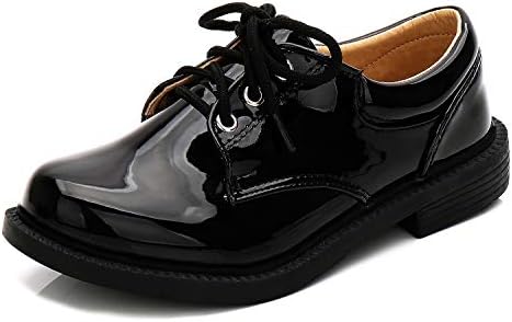 Xipai Boys lucios Tuxedo Pantofi copii brevet piele rochie Oxford pantofi