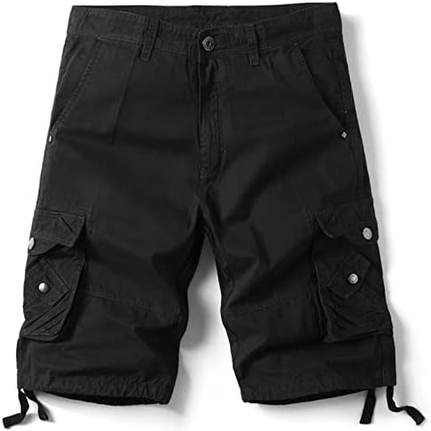 Pantaloni scurți de marfă pentru bărbați YMOSRH Pantaloni de muncă de vară pantaloni scurti pantaloni scurți de pulover liber