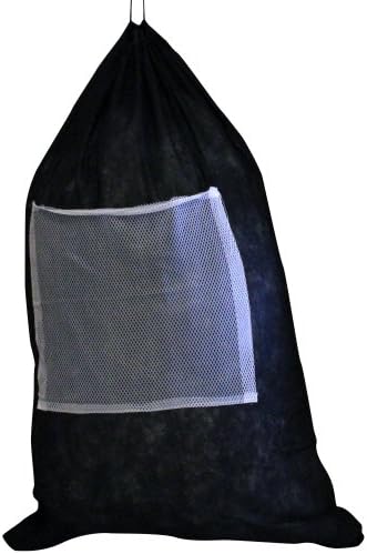 Geantă de rufe neagră Attache cu buzunar accesoriu