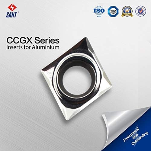 Piese de scule 10PC / cutie CCGX09T304-AH inserții din carbură inserții de prelucrare din aluminiu indexabile inserții de tăiere