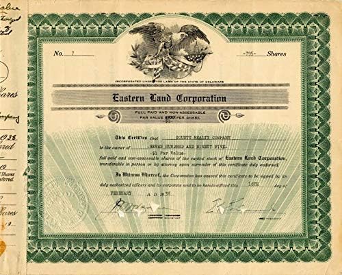 Eastern Land Corporation