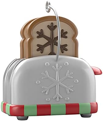 Hallmark Keepsake 1.14 Miniature Christmas Ornament 2021, Mini Teeny Toaster, Motion