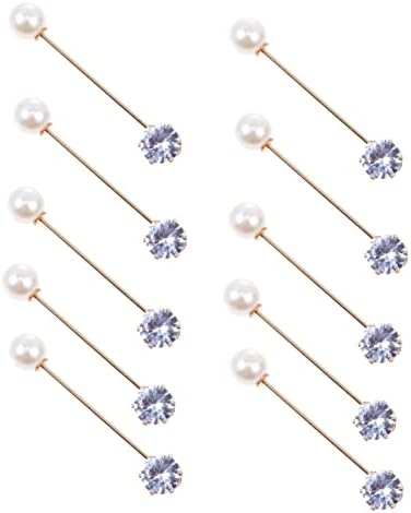 Uldigi 10pcs cardigani pălărie de siguranță perle de bijuterii pini de bijuterii decor decor agrafești fantezie accesorii delicate