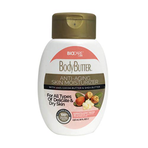 Biocare labs Body butter hidratant anti-îmbătrânire a pielii, cu unt de cacao & unt de Shea pentru toate tipurile de delicat