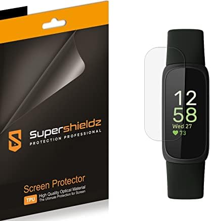 SuperShieldz proiectat pentru Fitbit Inspire 3 Protector de ecran, de înaltă definiție Clear Shield