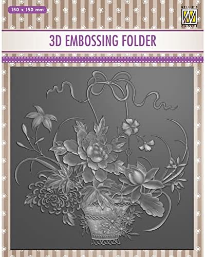 Nellie's Choice 3D Embossing Folder - Buchet de flori