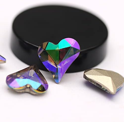 4809 Sweet Heart Crystal Pointback Rensestones Glass Stone Strass Glitters pentru 3d Nail Art Îmbrăcăminte de mireasă