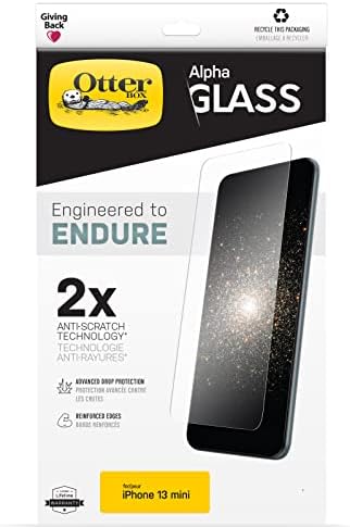 OtterBox ALPHA GLASS Ecran Protector pentru iPhone 13 mini-clar