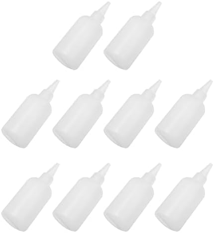 Doitool transparent stoarce sticle de Plastic goale: 20buc 100ml sticle Aplicator de culoare a părului gura ascuțită sticle
