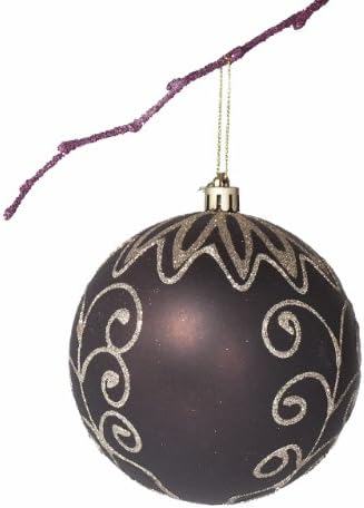 Sărbători perfecte 700055 Ornamente de Crăciun, 10cm, maro