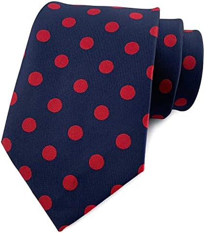 Secdtie bărbați Polka Dot mătase cravate Jacquard țesute pentru petrecerea de nunta de afaceri
