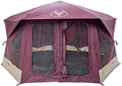 Gazelle Tents ™ T-HEX HEX TENT Overland Edition, setare ușoară de 90 de secunde, impermeabil, rezistent la UV, podea detașabilă,