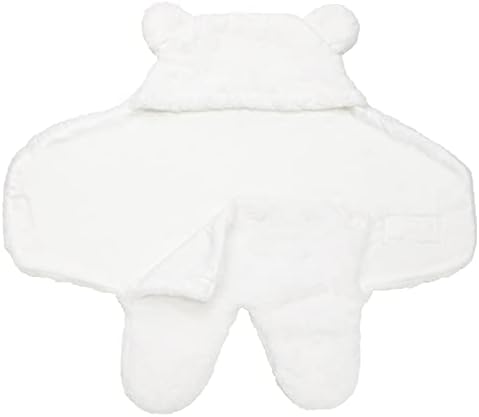 Baby Hooded Swaddle pătură, nou-născut copil care primește pătură Fleece Swaddle sac de dormit sac pentru Copii Băieți Fete