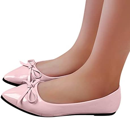 Femei balet plat Dressy Casual Mocasini pentru femei Casual Slip on Dress mocasini pantofi confortabili din piele de conducere
