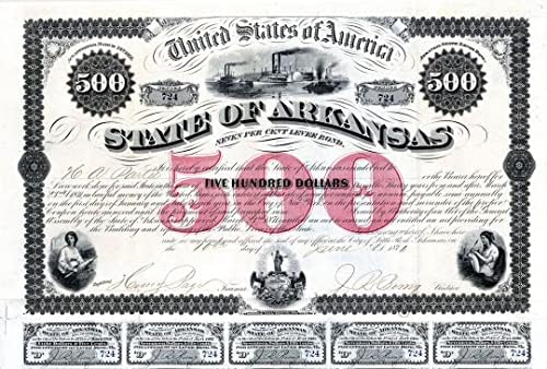 Levee din statul Arkansas-obligațiune de 500 USD